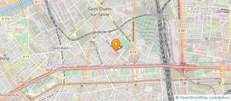 localisation de l'entreprise MONSIEUR DANIEL DELETRAIN  PARIS