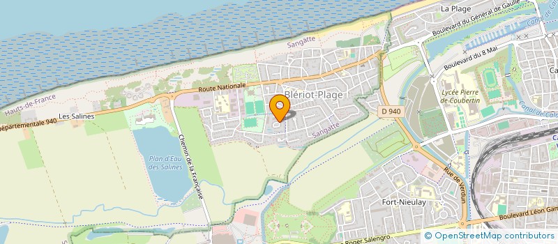 localisation de l'entreprise MONSIEUR DANIEL DELFOSSE  SANGATTE