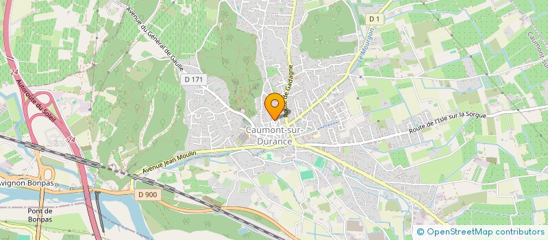 localisation de l'entreprise MONSIEUR DANIEL DELHOMME  CAUMONT-SUR-DURANCE