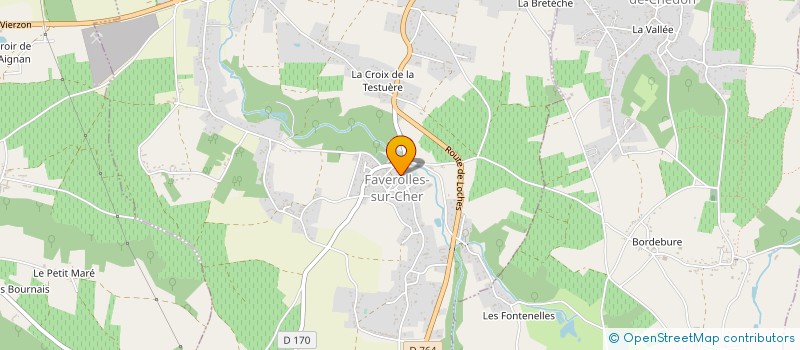 localisation de l'entreprise MONSIEUR DANIEL DELMAIRE à FAVEROLLES-SUR-CHER