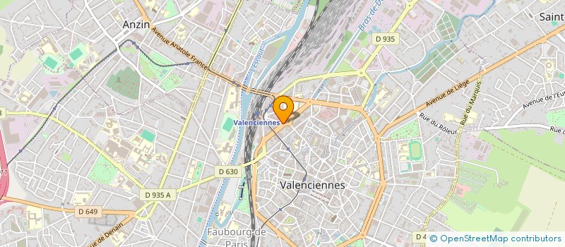 localisation de l'entreprise MONSIEUR DANIEL DELMOTTE  VALENCIENNES