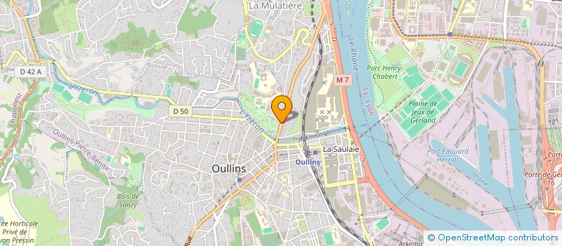 localisation de l'entreprise MONSIEUR DANIEL DELORME à OULLINS-PIERRE-BENITE
