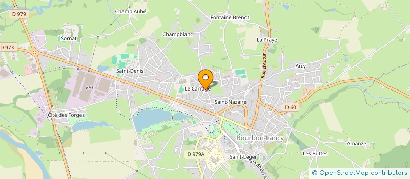 localisation de l'entreprise MONSIEUR DANIEL DELORME à BOURBON-LANCY