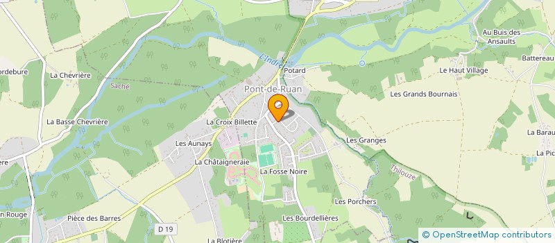 localisation de l'entreprise MONSIEUR DANIEL DELORME  PONT-DE-RUAN