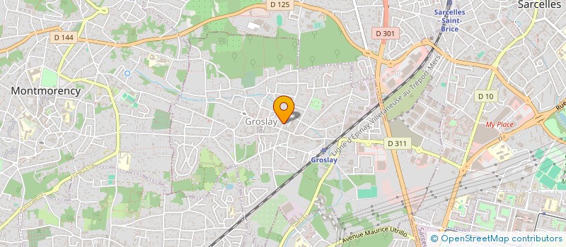localisation de l'entreprise MONSIEUR DANIEL DELOT  GROSLAY