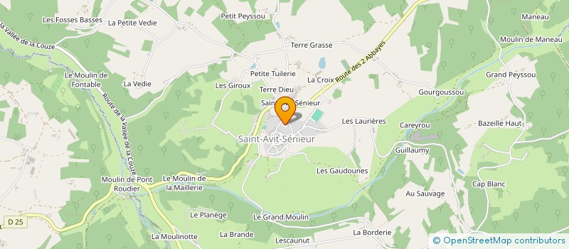 localisation de l'entreprise MONSIEUR DANIEL DELPECH à BEAUMONTOIS EN PERIGORD