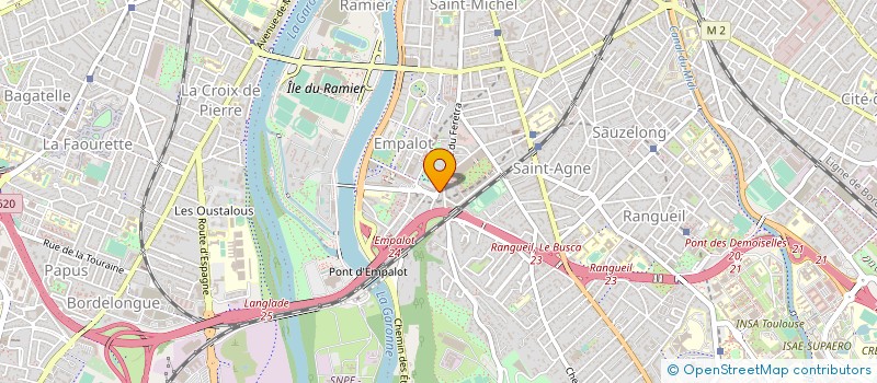 localisation de l'entreprise MONSIEUR DANIEL DELVAUX à TOULOUSE