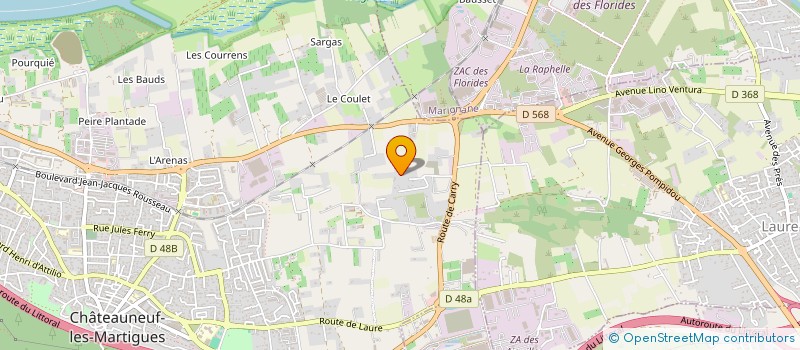 localisation de l'entreprise MONSIEUR DANIEL DELYS à CHATEAUNEUF-LES-MARTIGUES