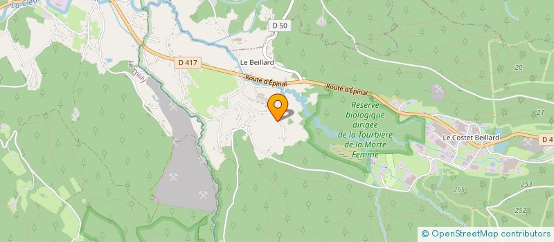 localisation de l'entreprise MONSIEUR DANIEL DEMANGE  GERARDMER