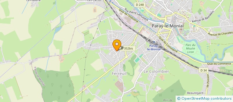 localisation de l'entreprise MONSIEUR DANIEL DEMEULE  VOLESVRES