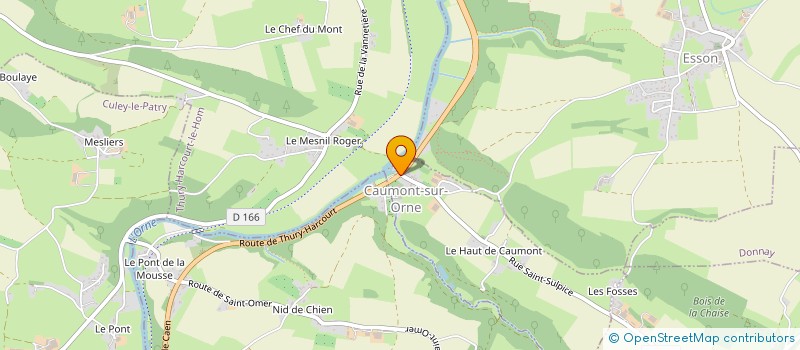 localisation de l'entreprise MONSIEUR DANIEL DEMORIEUX à THURY-HARCOURT-LE-HOM
