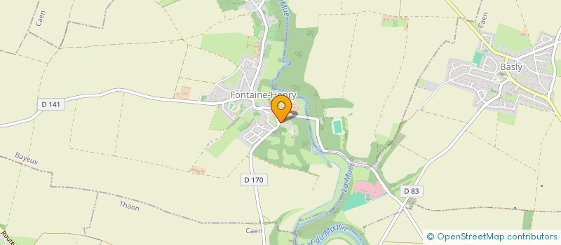 localisation de l'entreprise MONSIEUR DANIEL DERAINE  FONTAINE-HENRY