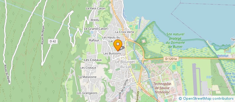 localisation de l'entreprise MONSIEUR DANIEL DEROO à LE BOURGET-DU-LAC