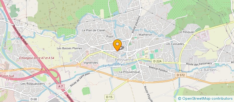 localisation de l'entreprise MONSIEUR DANIEL DEROUINEAU  PELISSANNE