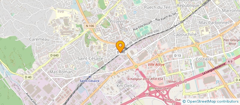 localisation de l'entreprise MONSIEUR DANIEL DERROUCHE à NIMES