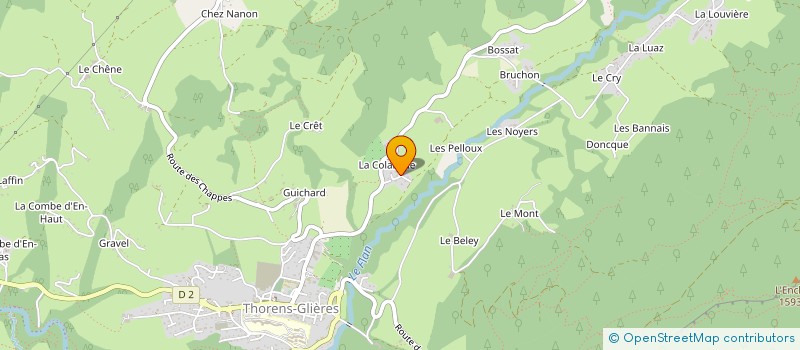 localisation de l'entreprise MONSIEUR DANIEL DESBIOLLES à FILLIERE