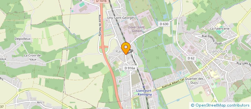 localisation de l'entreprise MONSIEUR DANIEL DESCAMPS à RANTIGNY