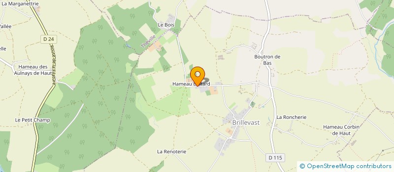 localisation de l'entreprise MONSIEUR DANIEL DESCAMPS  BRILLEVAST