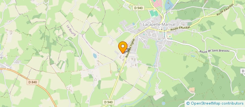 localisation de l'entreprise MONSIEUR DANIEL DESCARGUES  LACAPELLE-MARIVAL