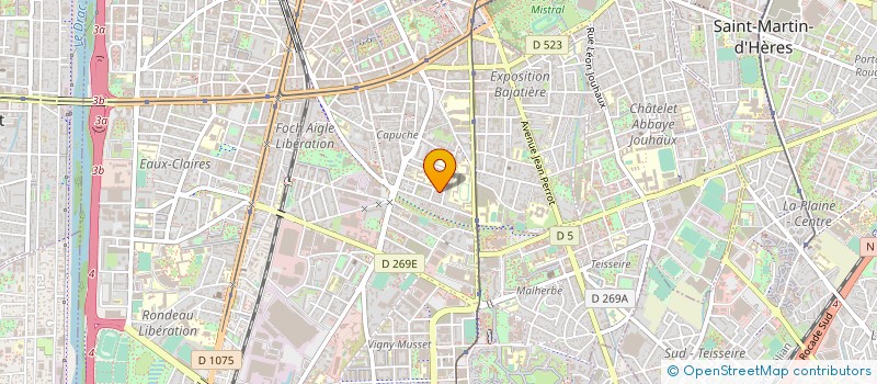 localisation de l'entreprise MONSIEUR DANIEL DESCAVES à GRENOBLE