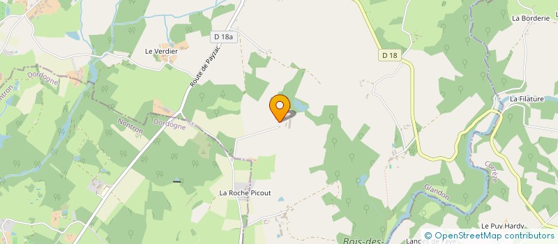 localisation de l'entreprise MONSIEUR DANIEL DESCHAMPS  GLANDON