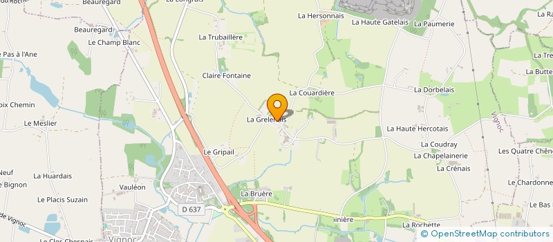 localisation de l'entreprise MONSIEUR DANIEL DESEVEDAVY  VIGNOC