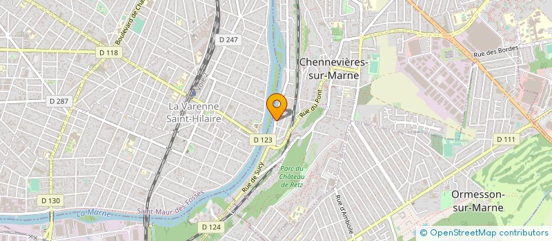 localisation de l'entreprise MONSIEUR DANIEL DESFORGES à CHENNEVIERES-SUR-MARNE