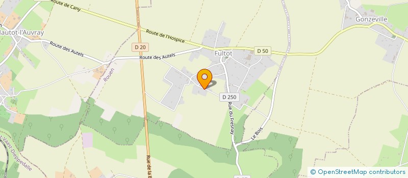 localisation de l'entreprise MONSIEUR DANIEL DESJARDINS  FULTOT