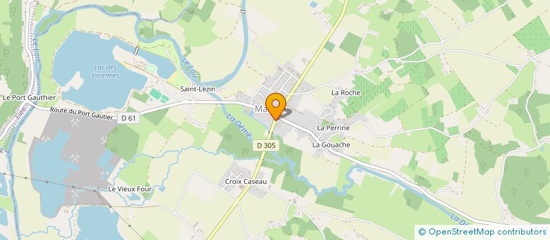 localisation de l'entreprise MONSIEUR DANIEL DESOEUVRE à MARCON