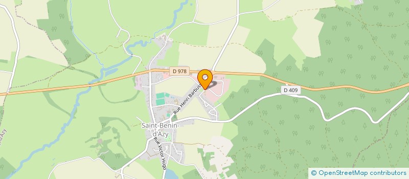 localisation de l'entreprise MONSIEUR DANIEL DESPOIS  SAINT-BENIN-D'AZY