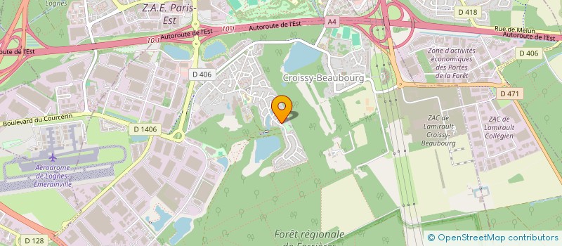 localisation de l'entreprise MONSIEUR DANIEL DESPRES  CROISSY-BEAUBOURG