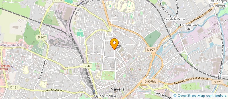 localisation de l'entreprise MONSIEUR DANIEL DESRUES à NEVERS