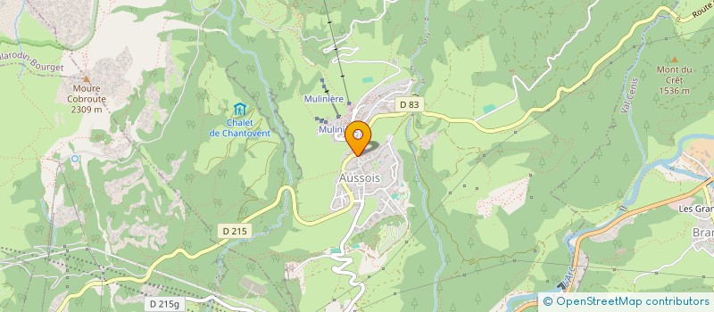 localisation de l'entreprise MONSIEUR DANIEL DETIENNE à AUSSOIS