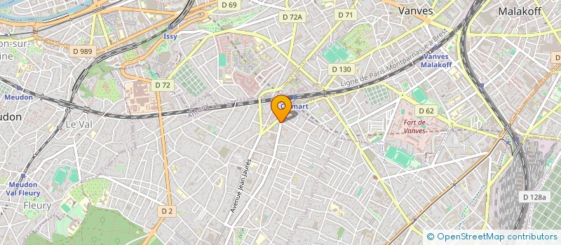 localisation de l'entreprise MONSIEUR DANIEL DEVEUVE  CLAMART
