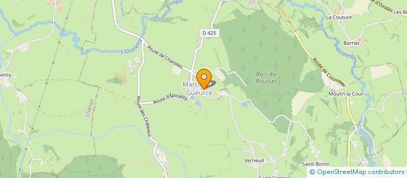 localisation de l'entreprise MONSIEUR DANIEL DEVILLARD  CHAMPLECY