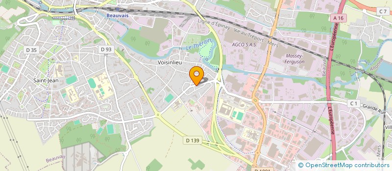 localisation de l'entreprise MONSIEUR DANIEL DEVILLERS  ALLONNE