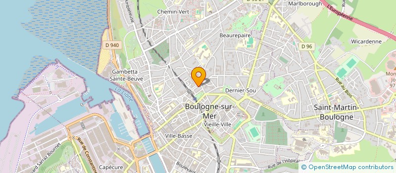 localisation de l'entreprise MONSIEUR DANIEL DEVILLIERS à BOULOGNE-SUR-MER