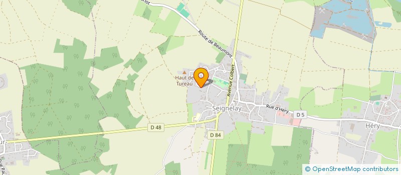 localisation de l'entreprise MONSIEUR DANIEL DEVOS  SEIGNELAY