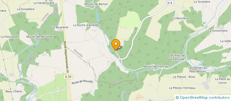 localisation de l'entreprise MONSIEUR DANIEL DEWAVRIN à NOUZILLY
