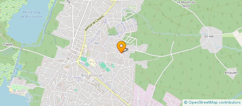 localisation de l'entreprise MONSIEUR DANIEL DEWEPPE  BISCARROSSE