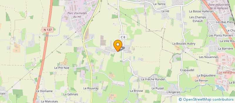 localisation de l'entreprise MONSIEUR DANIEL DEZENAIRE  NOYAL-CHATILLON-SUR-SEICHE