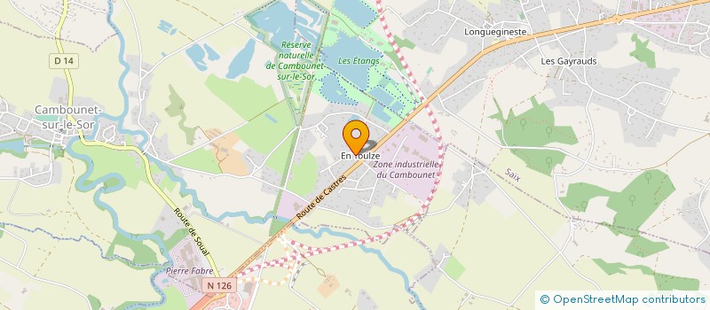 localisation de l'entreprise MONSIEUR DANIEL DIANCOFF  CAMBOUNET-SUR-LE-SOR