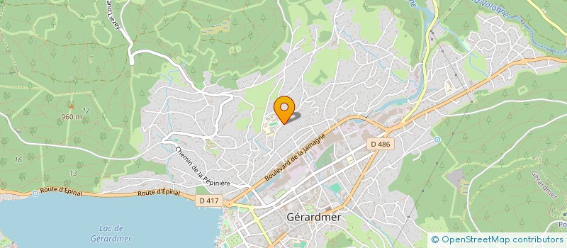 localisation de l'entreprise MONSIEUR DANIEL DIARD  GERARDMER