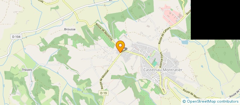 localisation de l'entreprise MONSIEUR DANIEL DIAS RAMOS  CASTELNAU-MONTRATIER