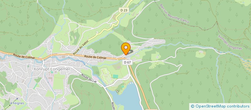 localisation de l'entreprise MONSIEUR DANIEL DIERSTEIN  XONRUPT-LONGEMER