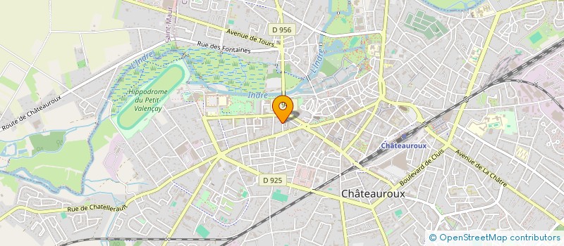 localisation de l'entreprise MONSIEUR DANIEL DION à CHATEAUROUX