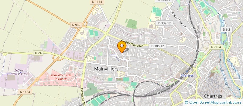 localisation de l'entreprise MONSIEUR DANIEL DISPAS à MAINVILLIERS