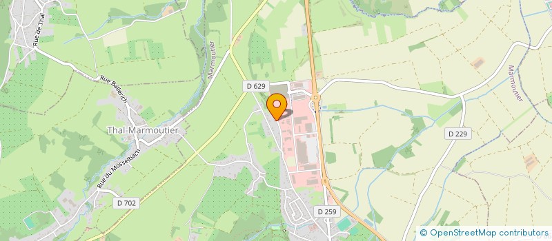 localisation de l'entreprise MONSIEUR DANIEL DISS  MARMOUTIER