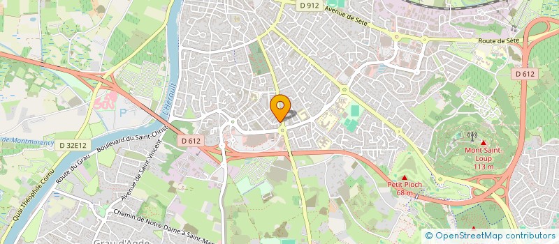 localisation de l'entreprise MONSIEUR DANIEL DIZ ABAL à AGDE