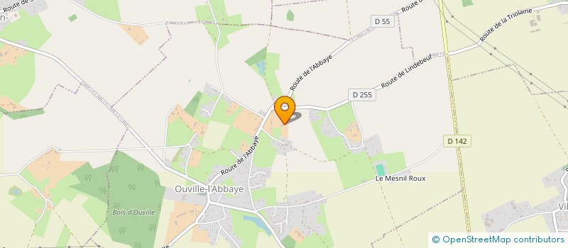 localisation de l'entreprise MONSIEUR DANIEL DODELIN  OUVILLE-L ABBAYE